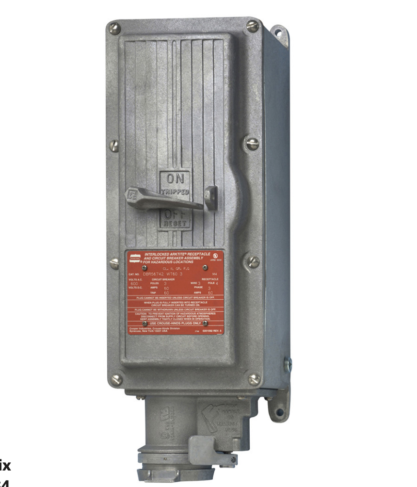 DBR51742WT1003 Arktite interlocked receptacles UL防爆插座