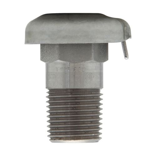 ECD13 Eaton Crouse-Hinds series standard breather, Stainless steel with aluminum cap, 1/2